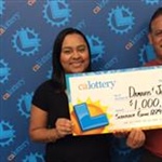 Father-daughter team win $1,000,000 Lottery prize!