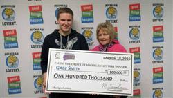 Michigan teen uses Lottery Prize to pay off Mom’s Home!